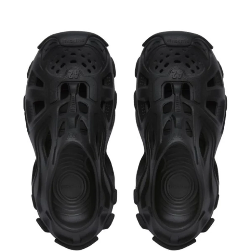 💯 Original New Balenciaga Hd Cutout Rubber Mule in White for Men
